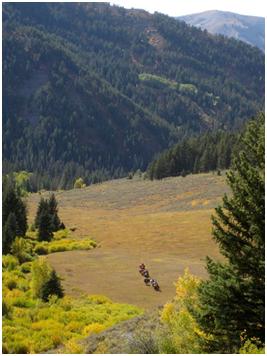 Pack String near Jackson, WY, Courtesy of USAO Staff